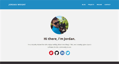 Desktop Screenshot of jordan-wright.com