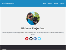 Tablet Screenshot of jordan-wright.com